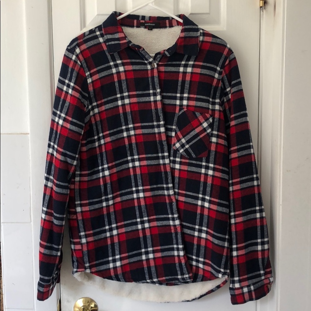 Plaid Flannel with Sherpa Lining (NWOT)